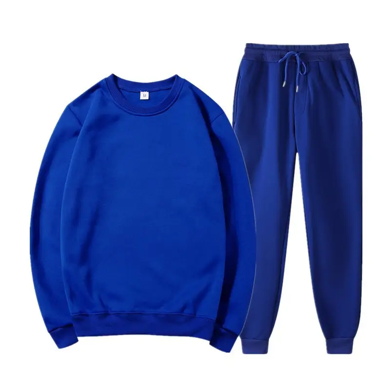 Men Grey Cotton Sweatshirt Trousers Set