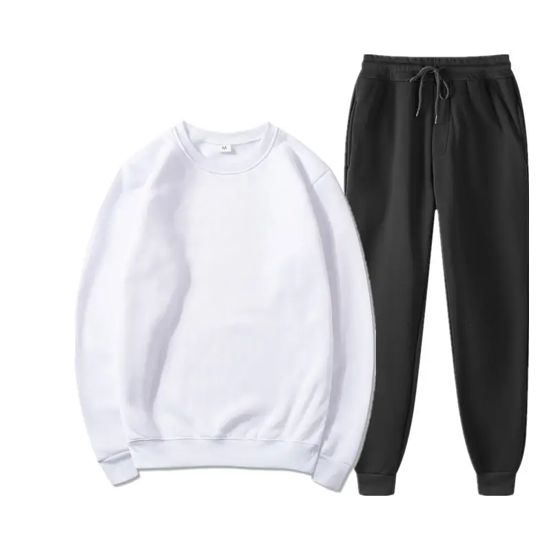 Men Grey Cotton Sweatshirt Trousers Set