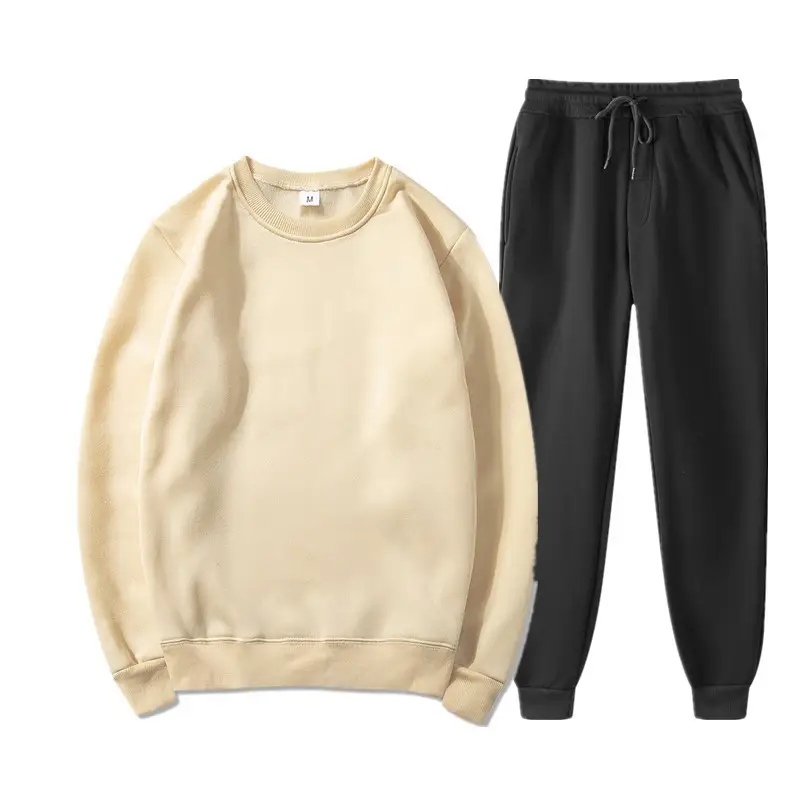 Men Grey Cotton Sweatshirt Trousers Set