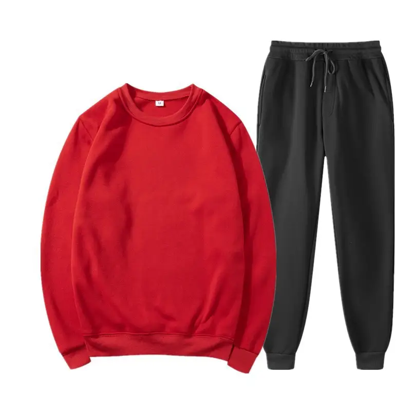 Men Grey Cotton Sweatshirt Trousers Set