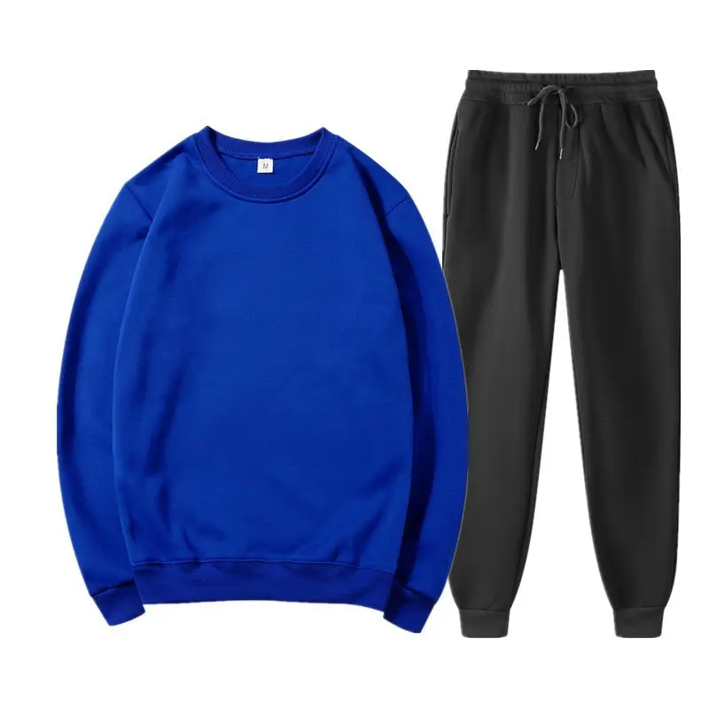 Men Grey Cotton Sweatshirt Trousers Set