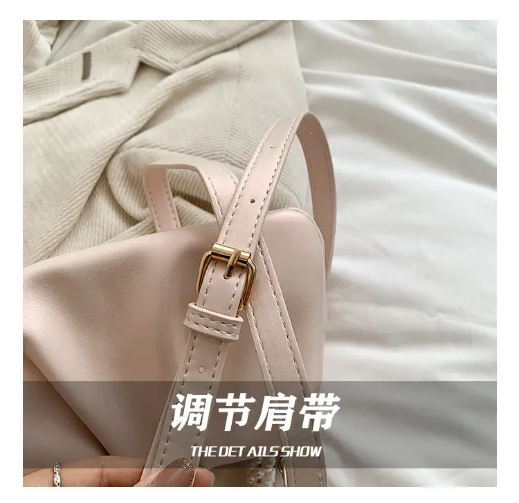 Black Pearl-Handle Shoulder Bag for Women — feature 20