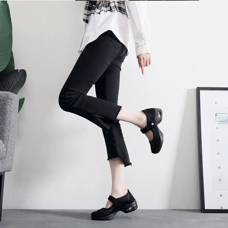 Old Beijing cloth shoes mesh non-slip soft bottom air cushion leisure dance shoes sports women's shoes running shoes square dance shoes - Image 6