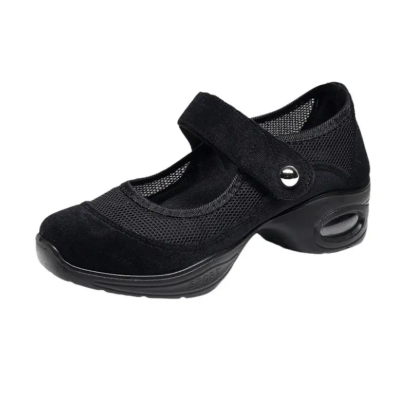Old Beijing cloth shoes mesh non-slip soft bottom air cushion leisure dance shoes sports women's shoes running shoes square dance shoes - Image 7