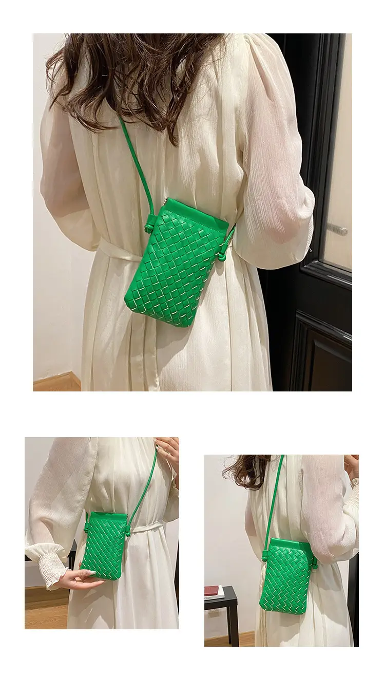 Mini Handwoven Shoulder Bag Beige Crossbody — feature 13