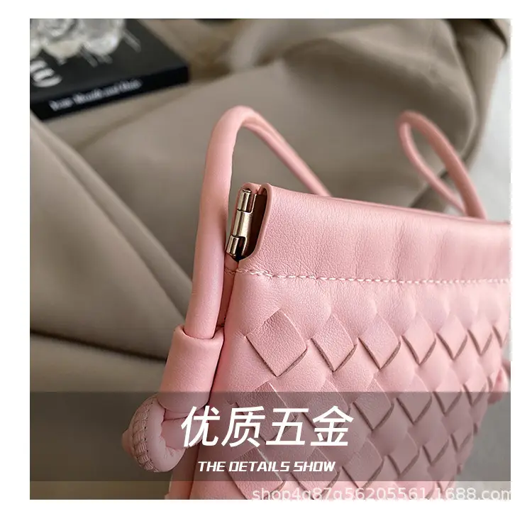 Mini Handwoven Shoulder Bag Beige Crossbody — feature 8