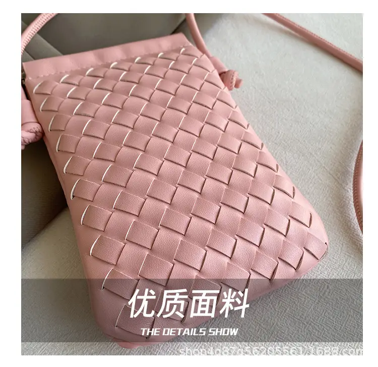 Mini Handwoven Shoulder Bag Beige Crossbody — feature 9