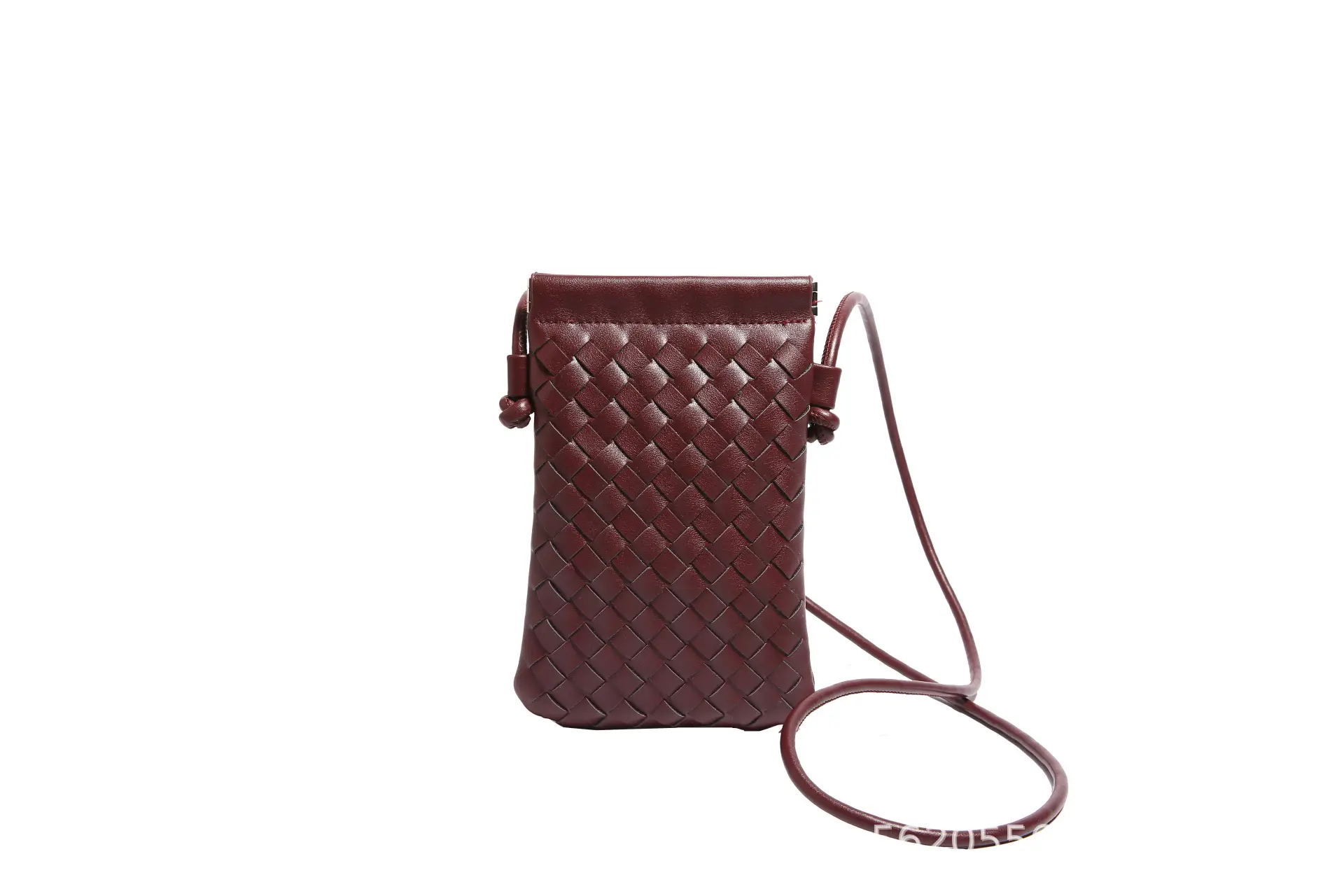 Mini Handwoven Shoulder Bag Beige Crossbody