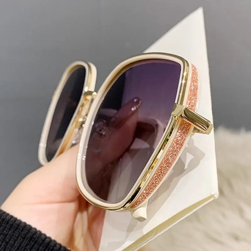 Women Polarized Sunglasses Anti-Ultraviolet Large Frame - Image 7