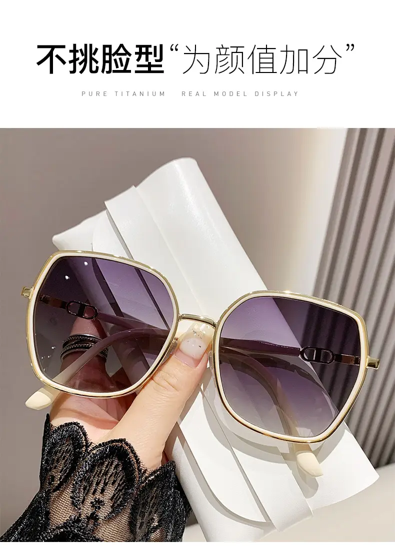 Women Polarized Sunglasses Anti-Ultraviolet Large Frame β feature 8