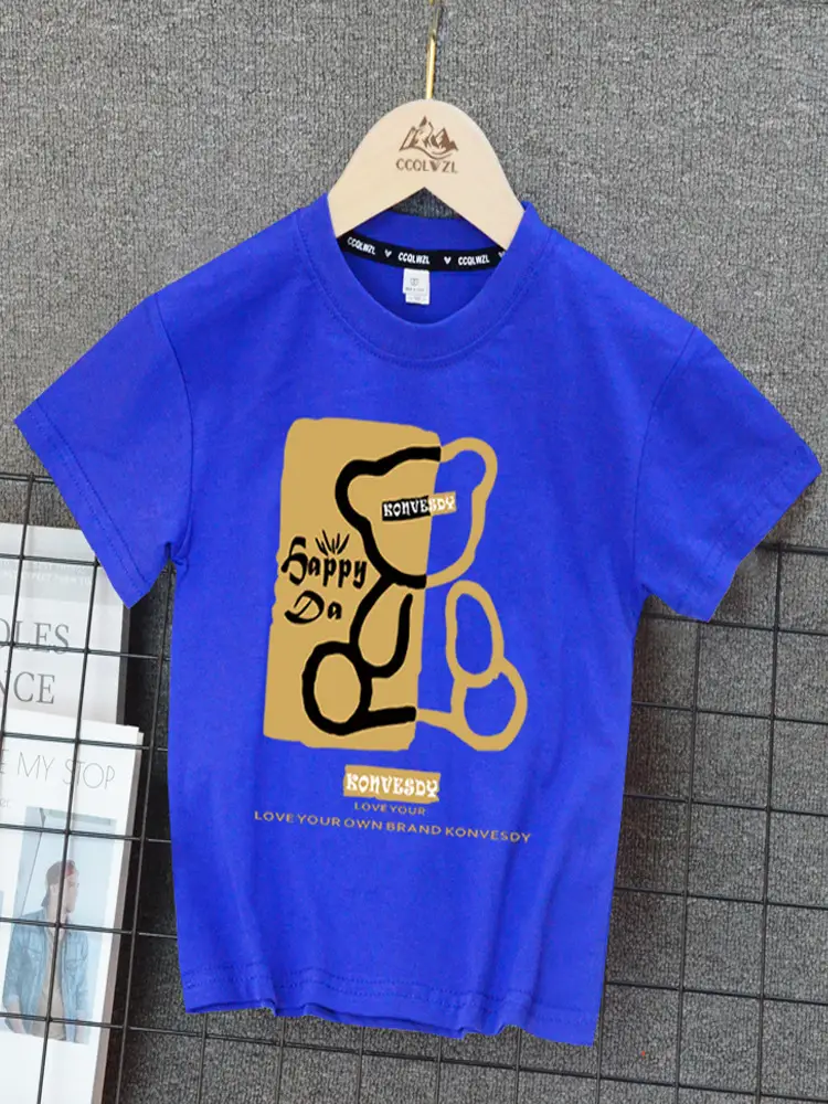 Boys Cotton Summer T-Shirt White 2024 - Image 11