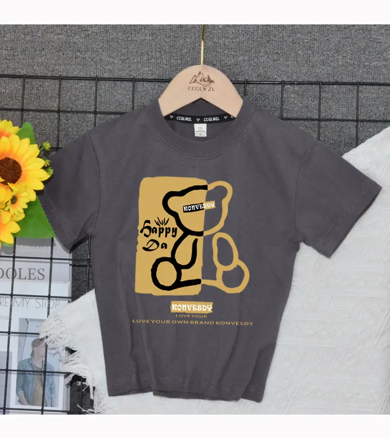 Boys Cotton Summer T-Shirt White 2024 — feature 9