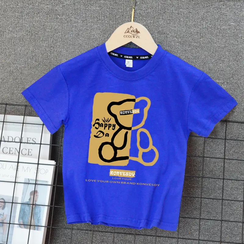 Boys Cotton Summer T-Shirt White 2024 - Image 2
