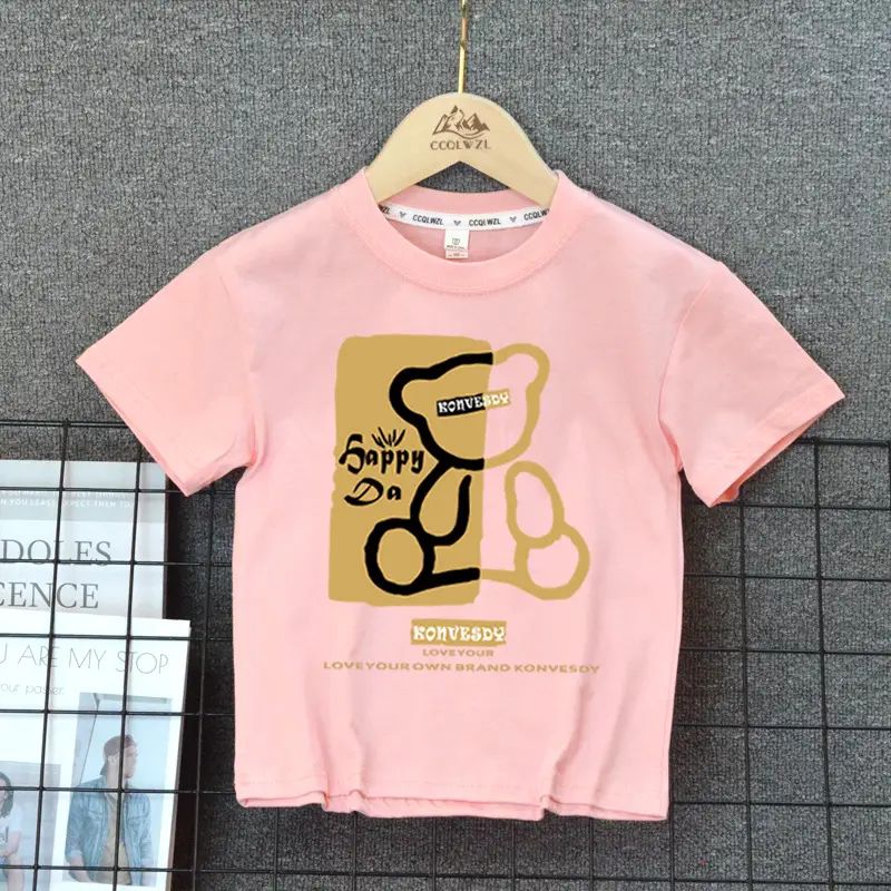 Boys Cotton Summer T-Shirt White 2024 - Image 4