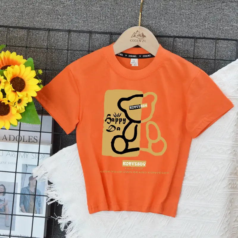 Boys Cotton Summer T-Shirt White 2024 - Image 6