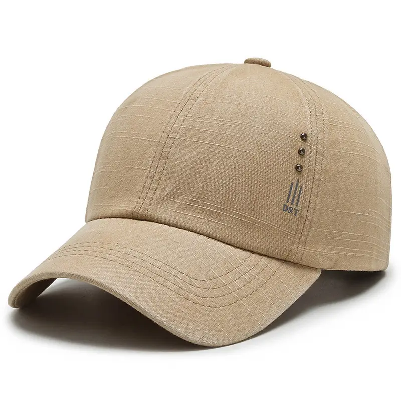 Men's Black Baseball Cap with Letter Embroidery - Image 2