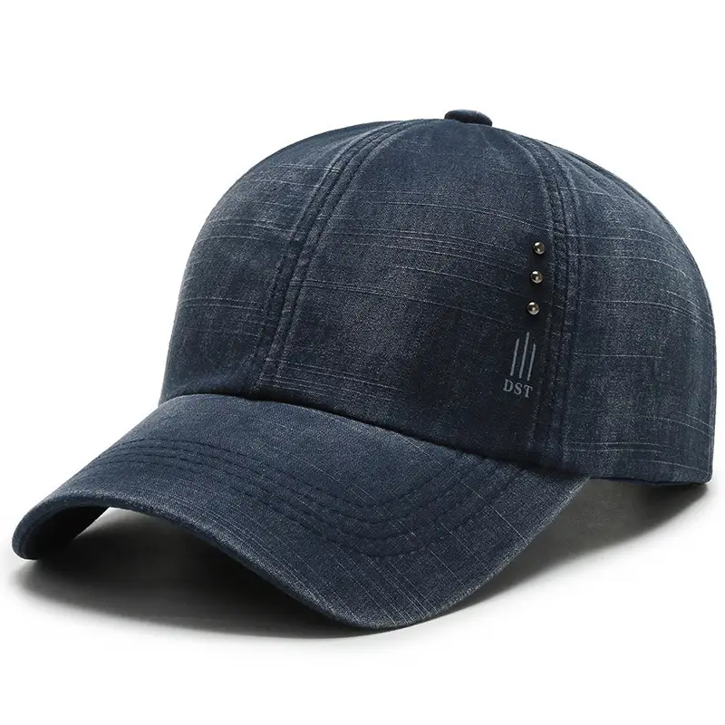Men's Black Baseball Cap with Letter Embroidery - Image 5