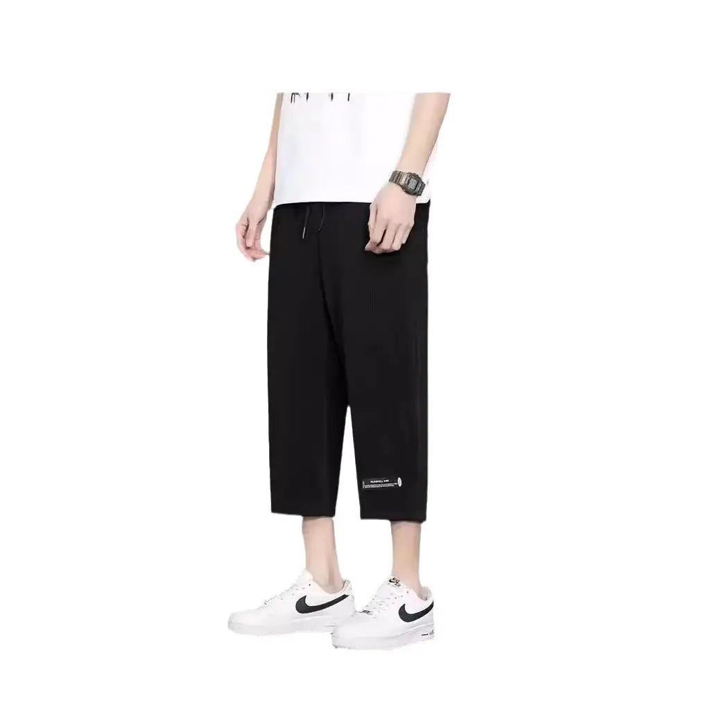 Men's Grey Ice Silk 8-Piece Pants Dape Summer - Image 8