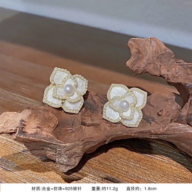 S925 Silver Needle Earrings for Women Light Luxury Geometric Design — feature 20