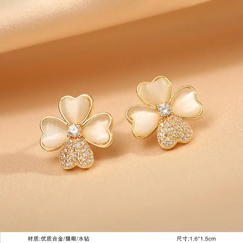 S925 Silver Needle Earrings for Women Light Luxury Geometric Design - Image 11