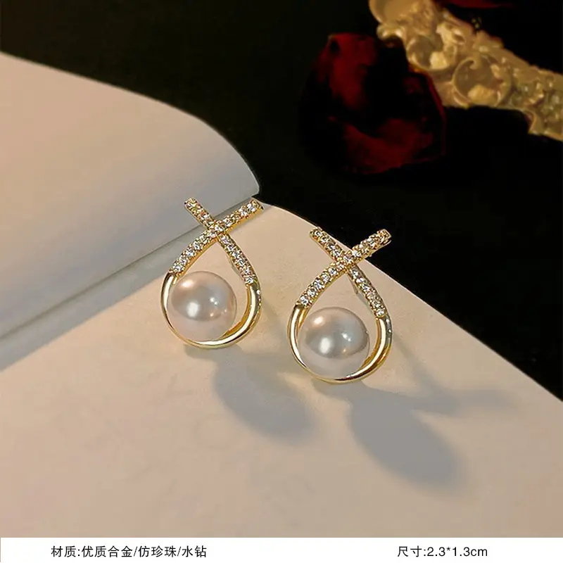 S925 Silver Needle Earrings for Women Light Luxury Geometric Design - Image 13