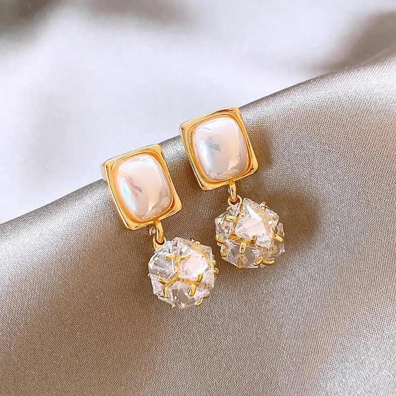 S925 Silver Needle Earrings for Women Light Luxury Geometric Design - Image 22