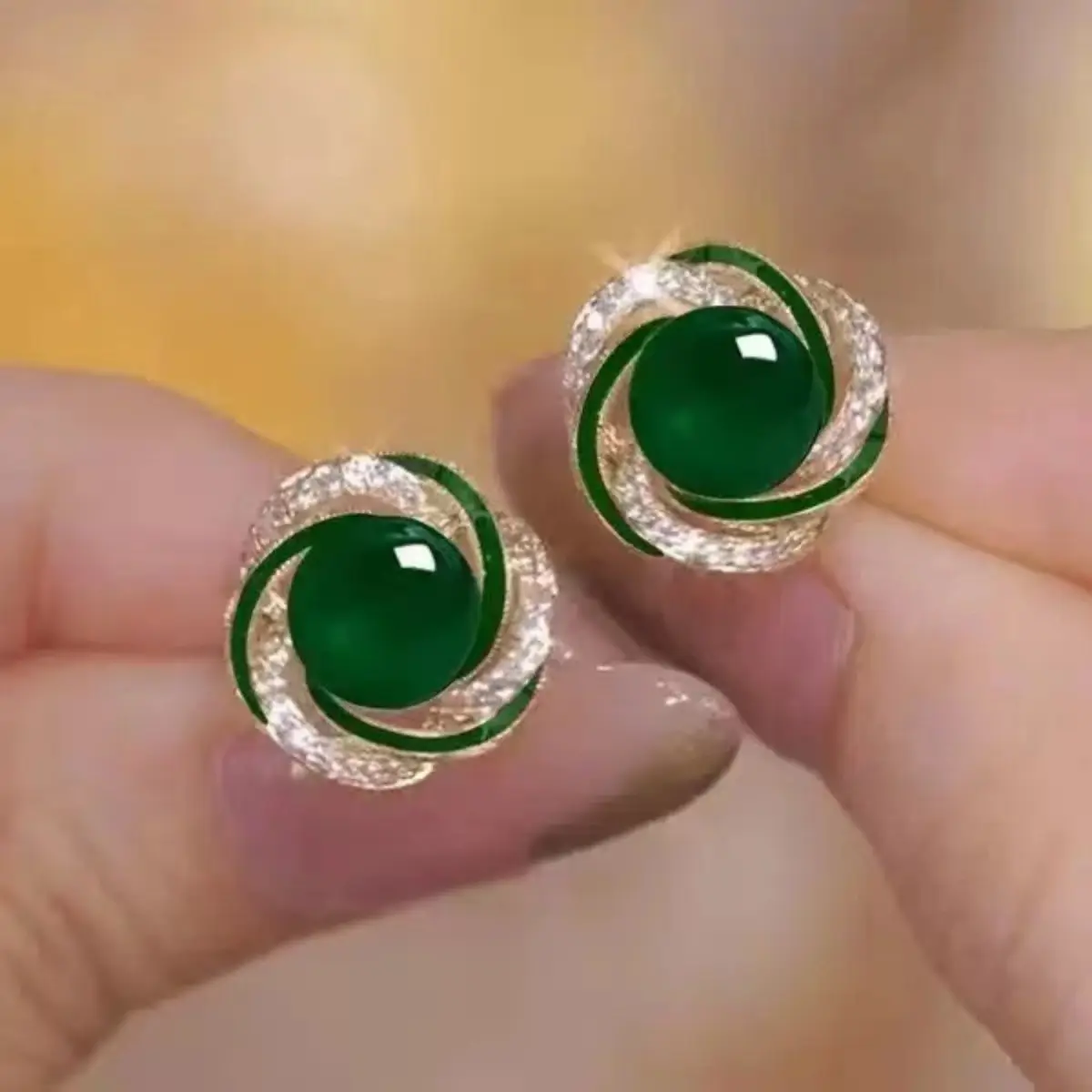 S925 Silver Needle Earrings for Women Light Luxury Geometric Design - Image 5