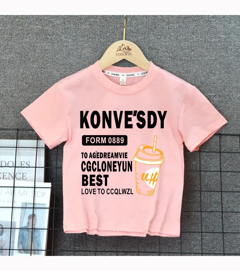 Korean Boys T-Shirt Black Summer Base Style — feature 8