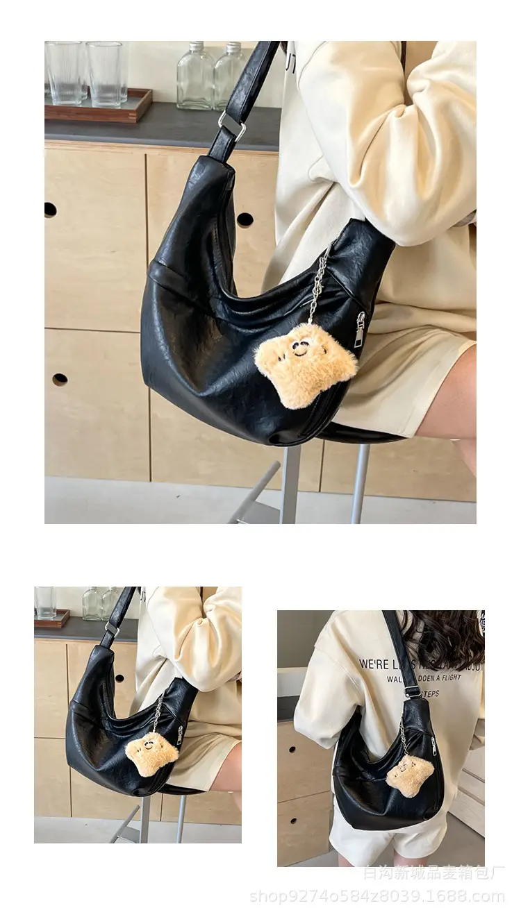 Women's Large Capacity Canvas Shoulder Bag Beige 2026 — feature 13