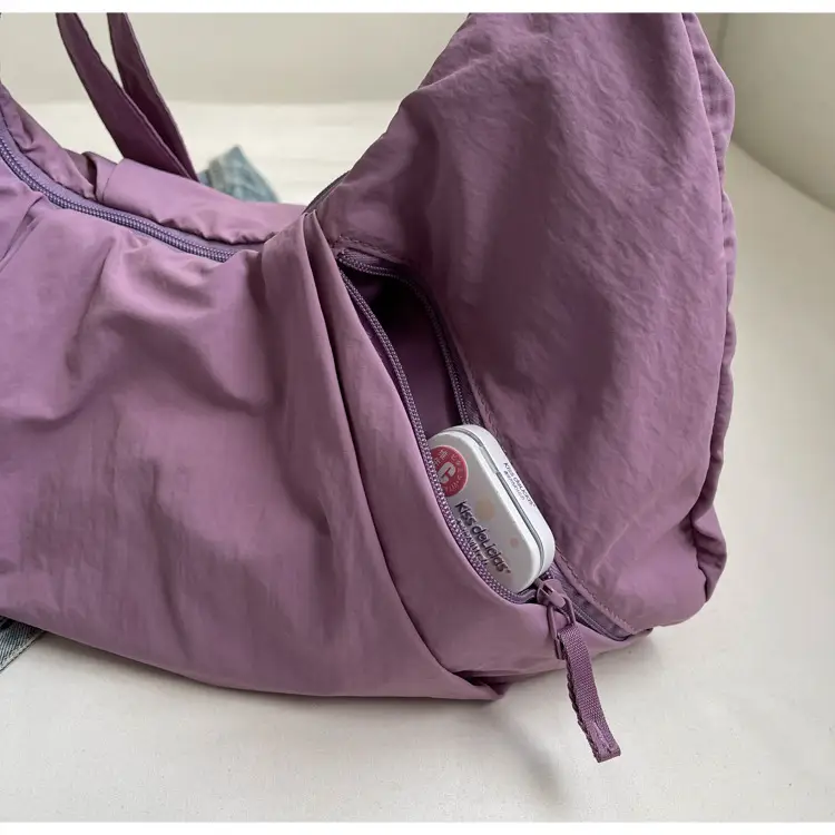 Retro Crossbody Bag for College Women Nylon Padded — feature 33