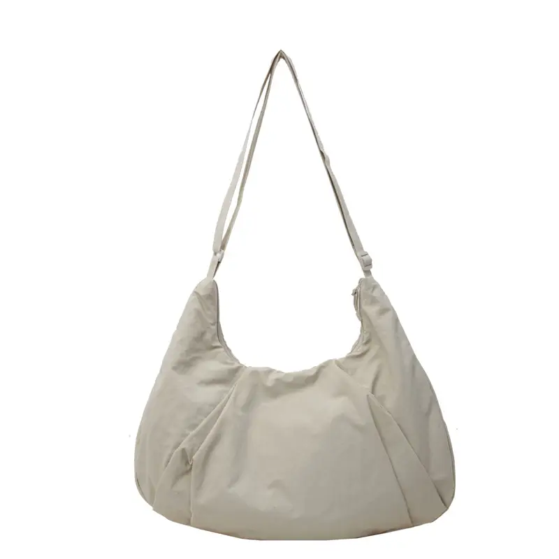 Retro Crossbody Bag for College Women Nylon Padded