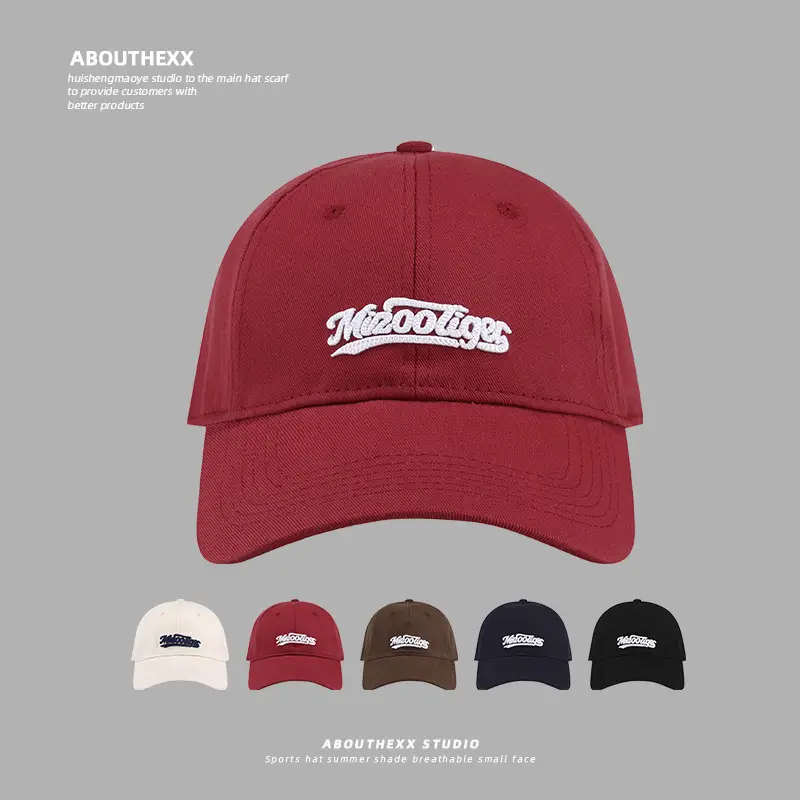 Men Women Baseball Cap Letter Embroidery Curved Eave - Image 8