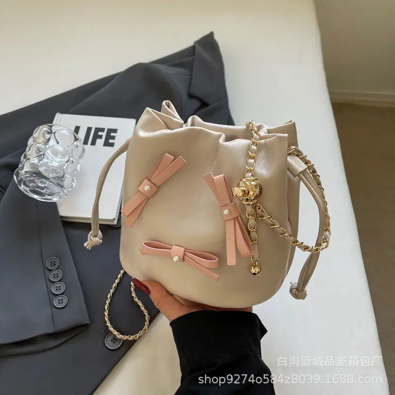 Black Velvet Chain Shoulder Bag for Women 2026 - Image 2