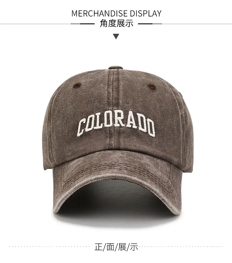 Men's Colorado Letter Embroidered Baseball Cap — feature 5
