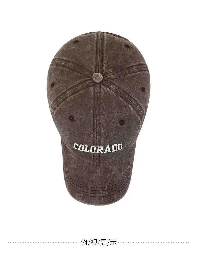 Men's Colorado Letter Embroidered Baseball Cap — feature 9