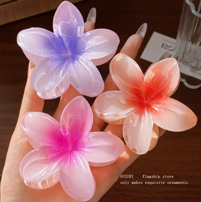 New Arrival Egg Flower Hair Clips All Colors - Image 19