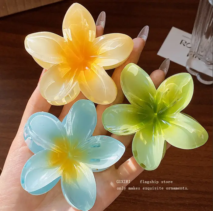 New Arrival Egg Flower Hair Clips All Colors - Image 20