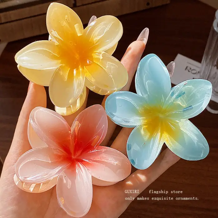 New Arrival Egg Flower Hair Clips All Colors - Image 21