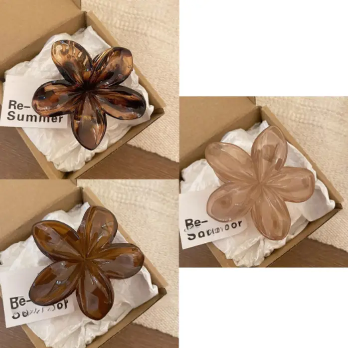 New Arrival Egg Flower Hair Clips All Colors - Image 23