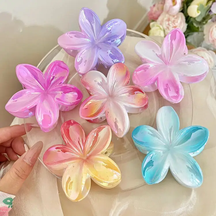 New Arrival Egg Flower Hair Clips All Colors - Image 24