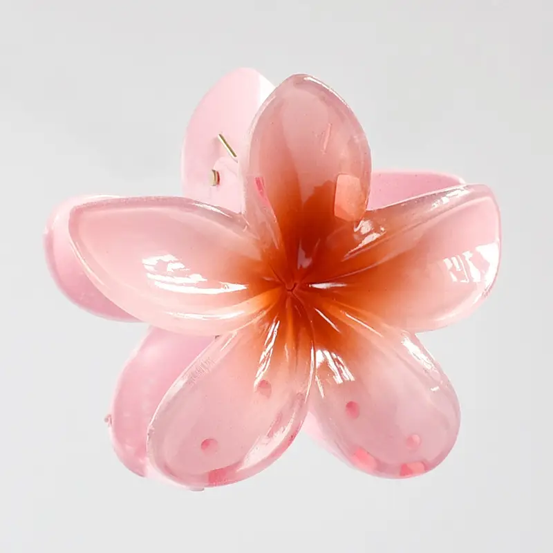 5# Coral Red 8cm Egg Flower Clamp
