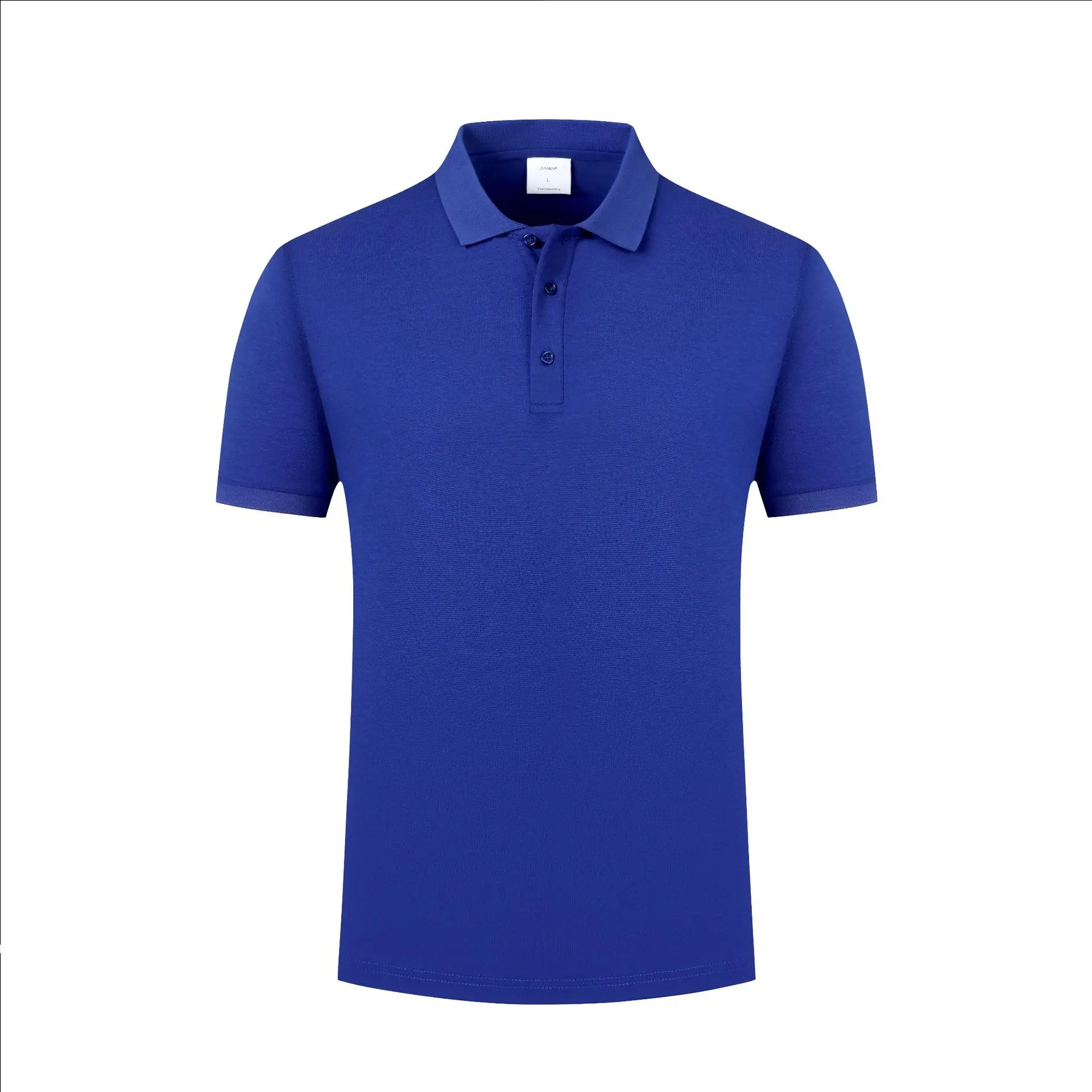 Men Beige Polo Shirt Summer Casual Wear - Image 2