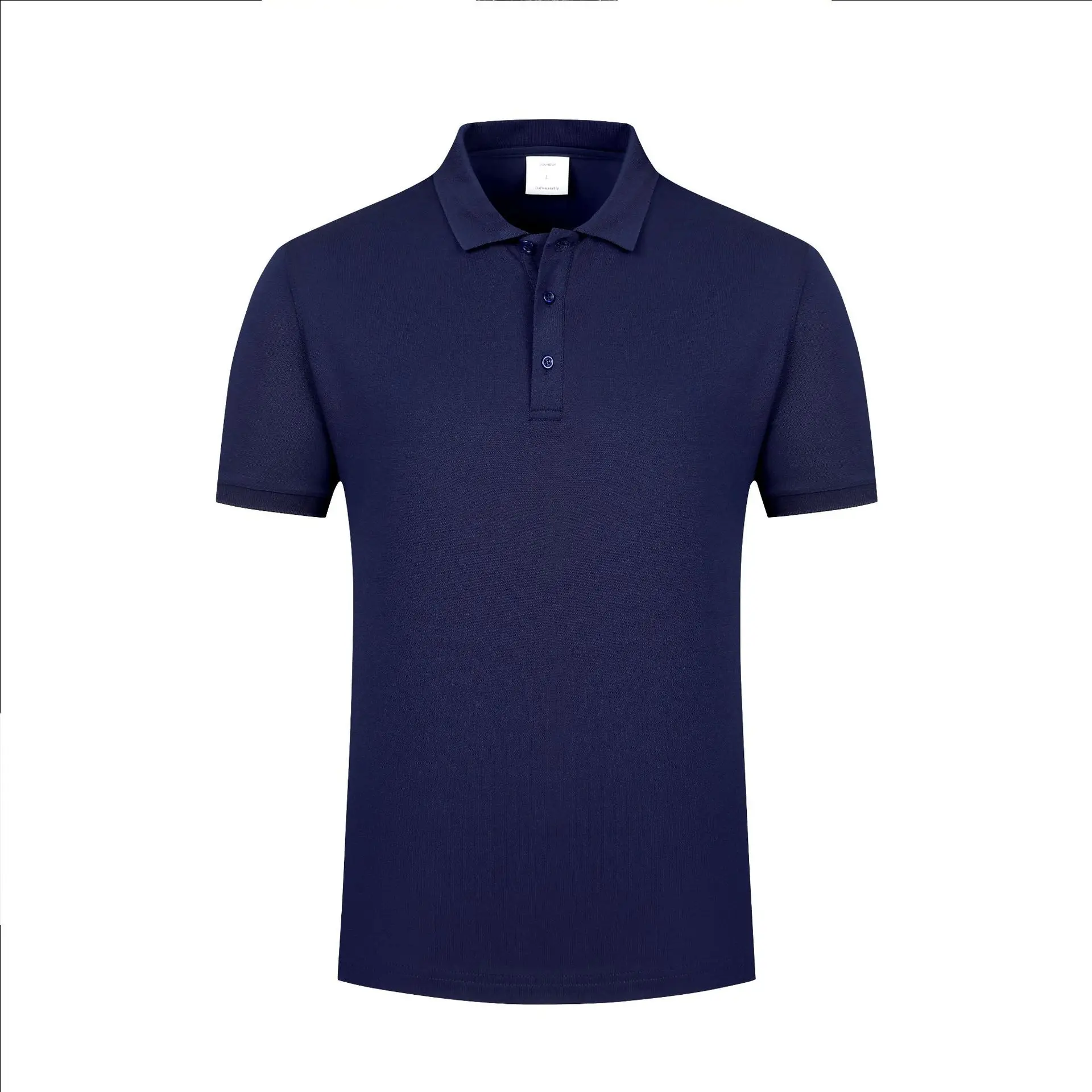 Men Beige Polo Shirt Summer Casual Wear - Image 3
