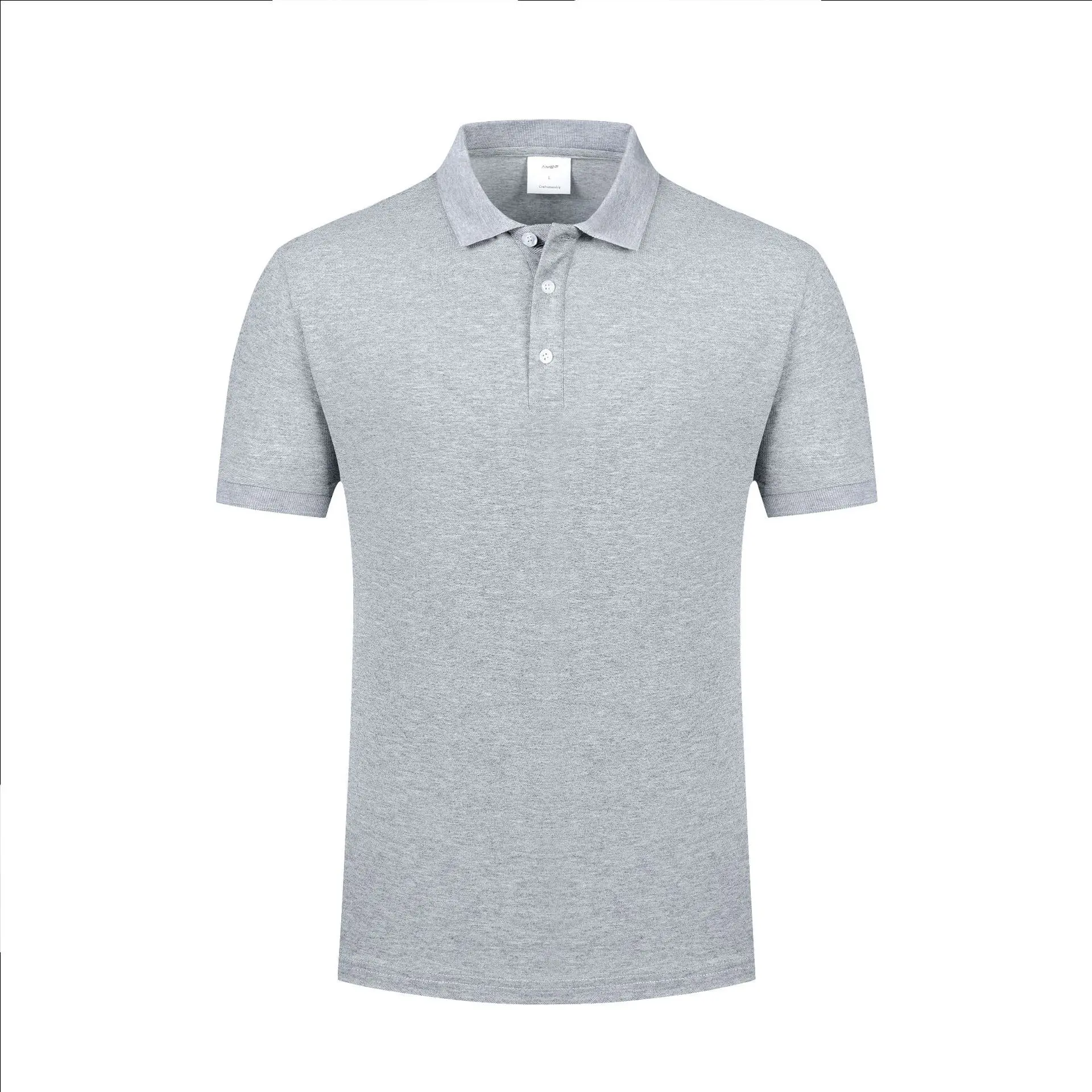 Men Beige Polo Shirt Summer Casual Wear - Image 6