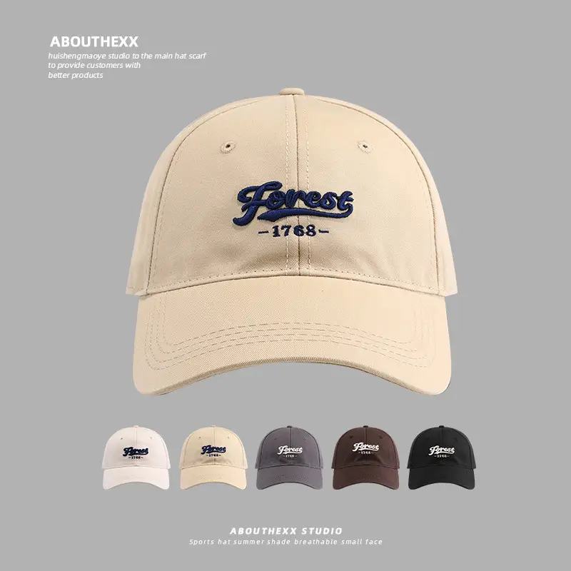 Women 3D Embroidered Baseball Caps 2024 New