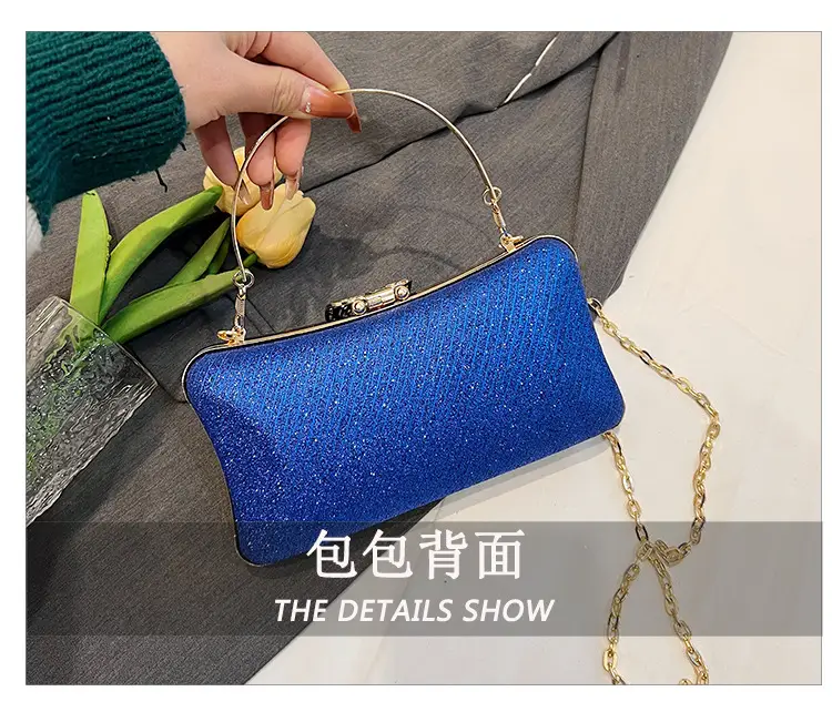 Red Embroidered Chain Handbag for Women — feature 10