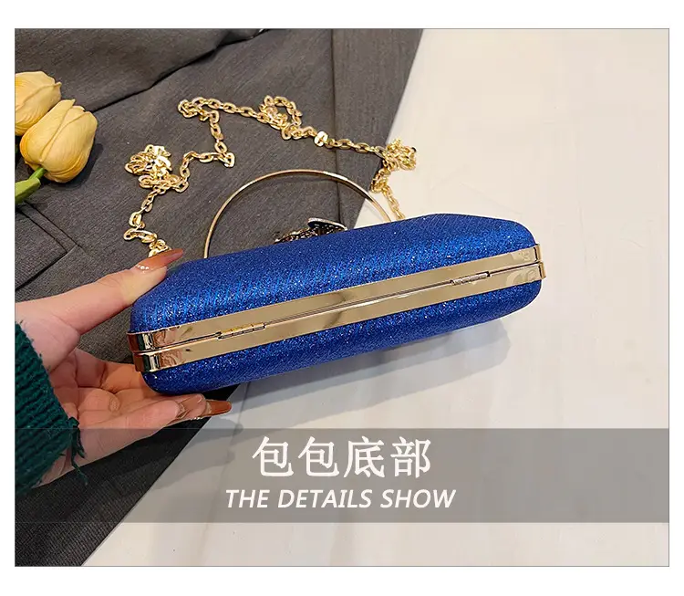 Red Embroidered Chain Handbag for Women — feature 11