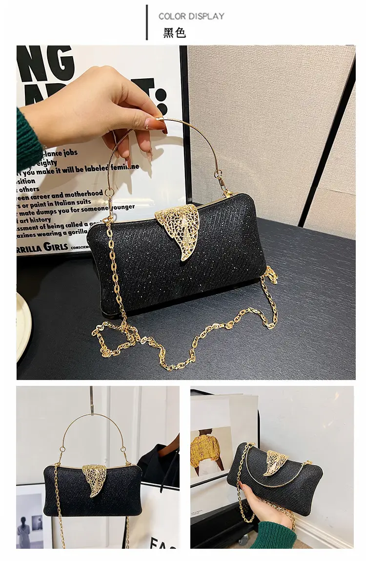 Red Embroidered Chain Handbag for Women — feature 22
