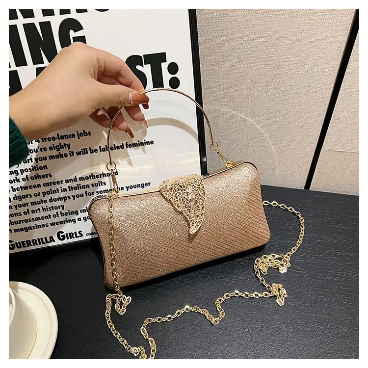 Red Embroidered Chain Handbag for Women — feature 39