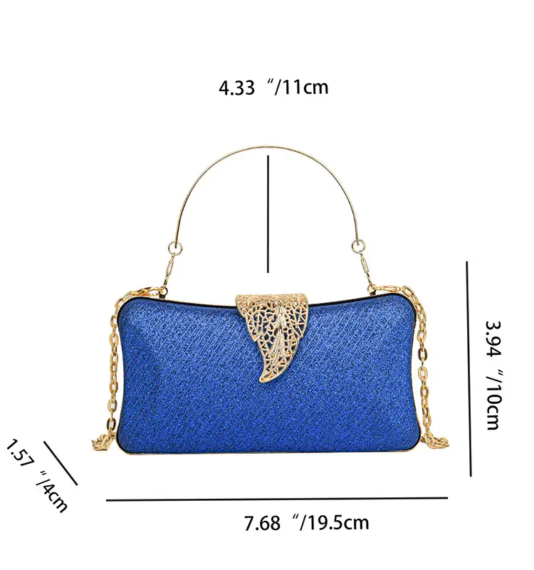 Red Embroidered Chain Handbag for Women — feature 4